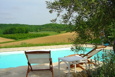 De la Piscine vue sur les terres